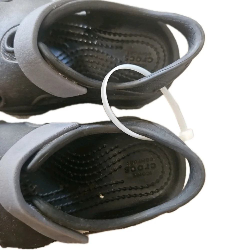 Crocs Black Classic All-Terrain Toddler Boys’ Clogs C7 Durable Slip-On Clog C7